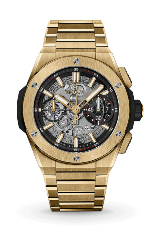 Hublot Big Bang Integrated Yellow Gold 42mm 451.VX.1130.VX Shop HUBLOT now at Watches of Switzerland Perth, Sydney and Melbourne Airport.