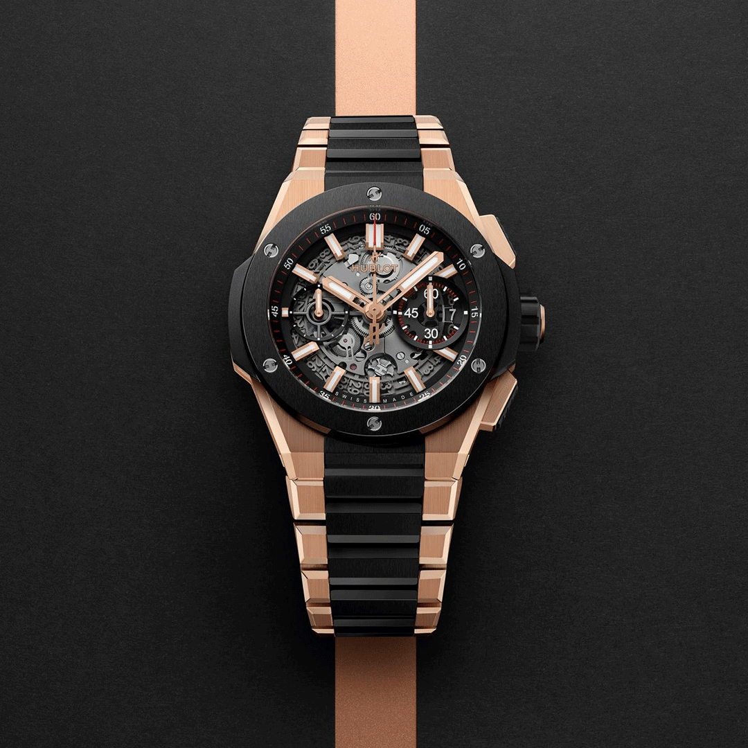 Hublot Big Bang Integrated King Gold Ceramic 42MM 451.OM.1180.OM Shop HUBLOT now at Watches of Switzerland Perth, Sydney and Melbourne Airport.