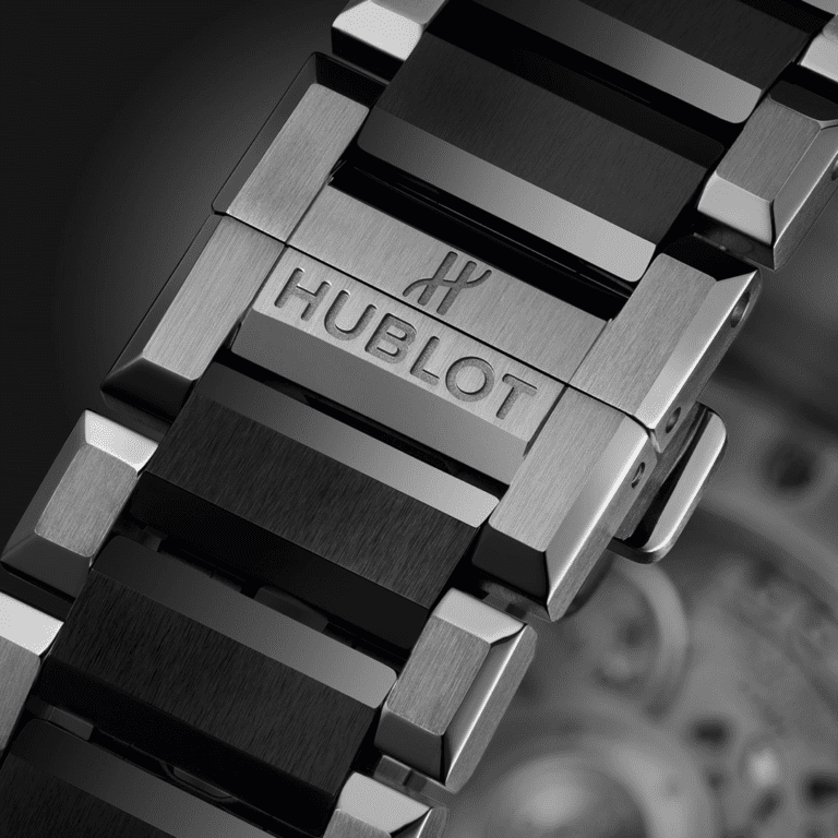 Hublot Big Bang Integrated Titanium Ceramic 42mm 451.NM.1170.NM Shop HUBLOT now at Watches of Switzerland Perth, Sydney and Melbourne Airport.