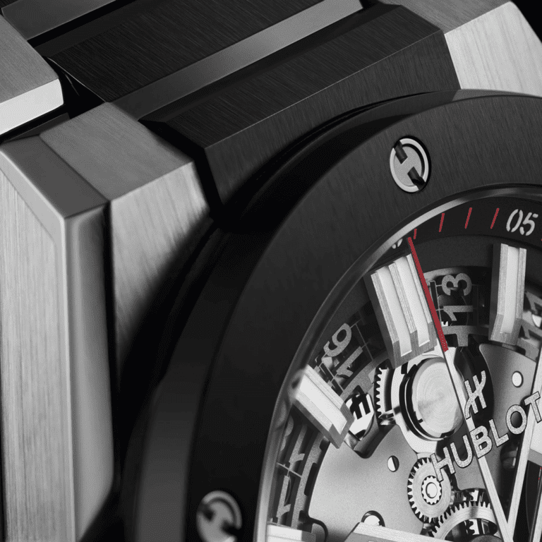 Hublot Big Bang Integrated Titanium Ceramic 42mm 451.NM.1170.NM Shop HUBLOT now at Watches of Switzerland Perth, Sydney and Melbourne Airport.