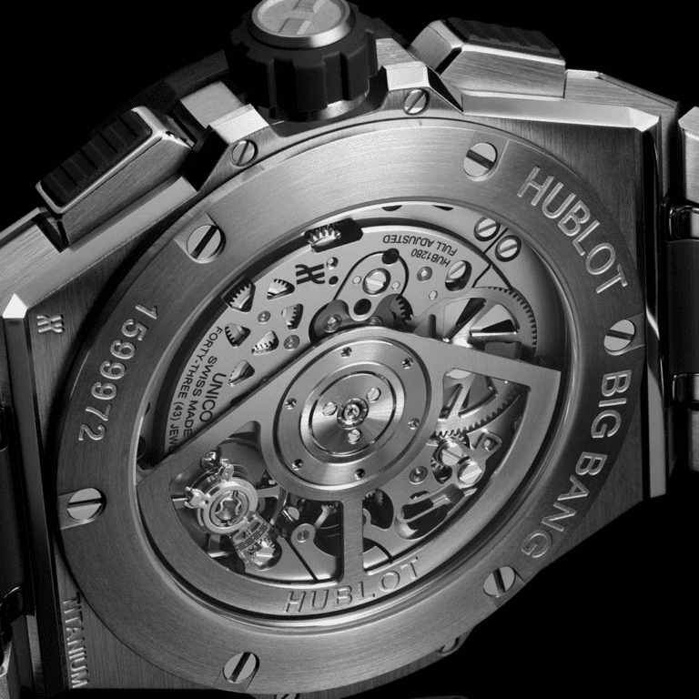 Hublot Big Bang Integrated Titanium Ceramic 42mm 451.NM.1170.NM Shop HUBLOT now at Watches of Switzerland Perth, Sydney and Melbourne Airport.