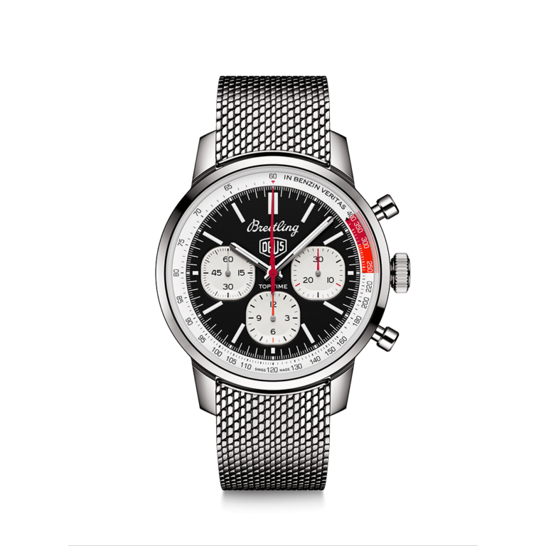 Breitling Top Time B01 Deus AB01765A1B1A1 Shop Breitling at Watches of Switzerland Perth, Canberra, Sydney, Sydney Barangaroo, Melbourne, Melbourne Airport and Online.