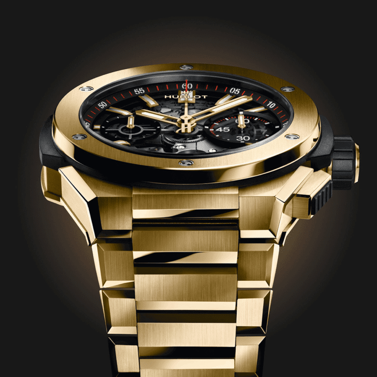 Hublot Big Bang Integrated Yellow Gold 42mm 451.VX.1130.VX Shop HUBLOT now at Watches of Switzerland Perth, Sydney and Melbourne Airport.