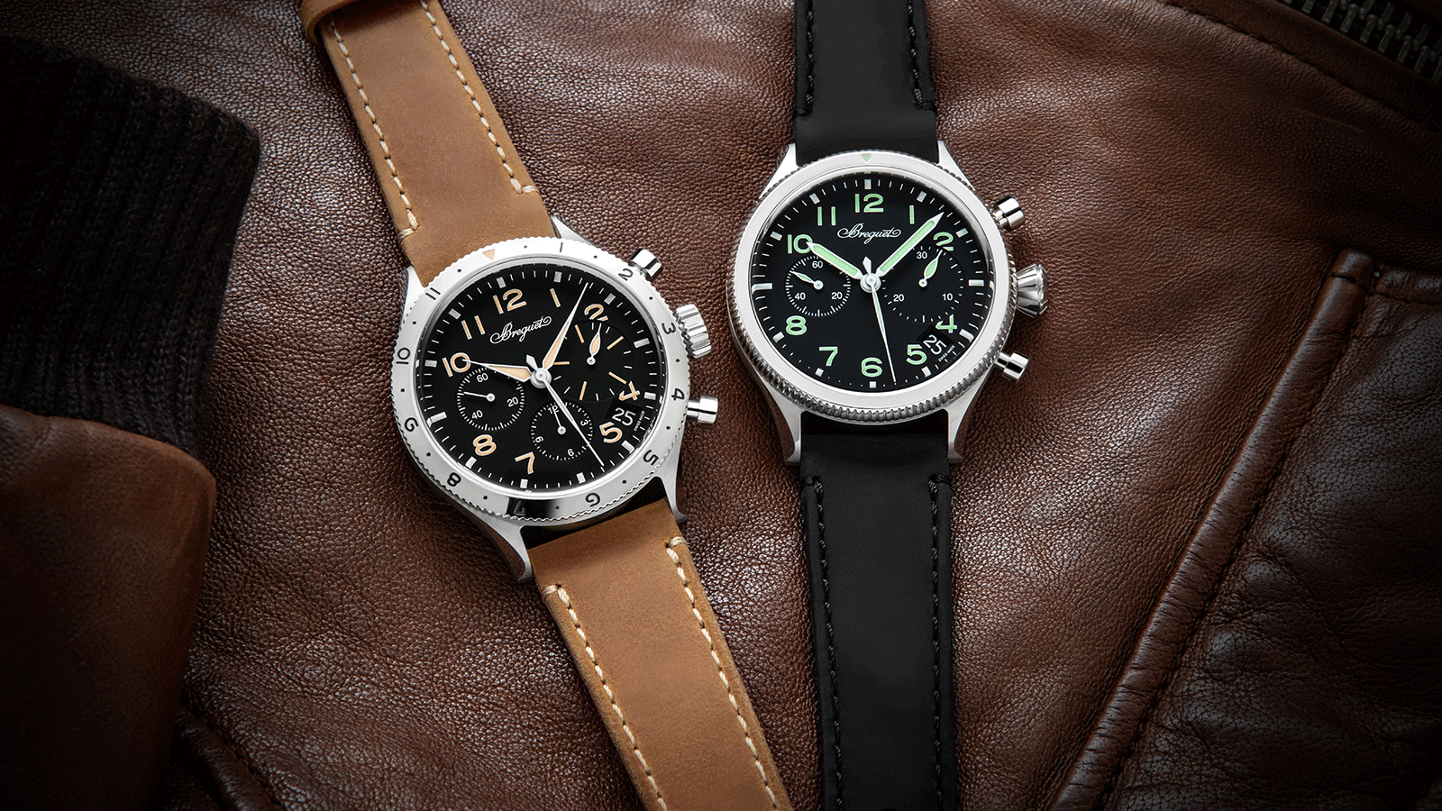 The Breguet Type 20 Chronographe 2057 and Breguet Type XX Chronographe 2067.