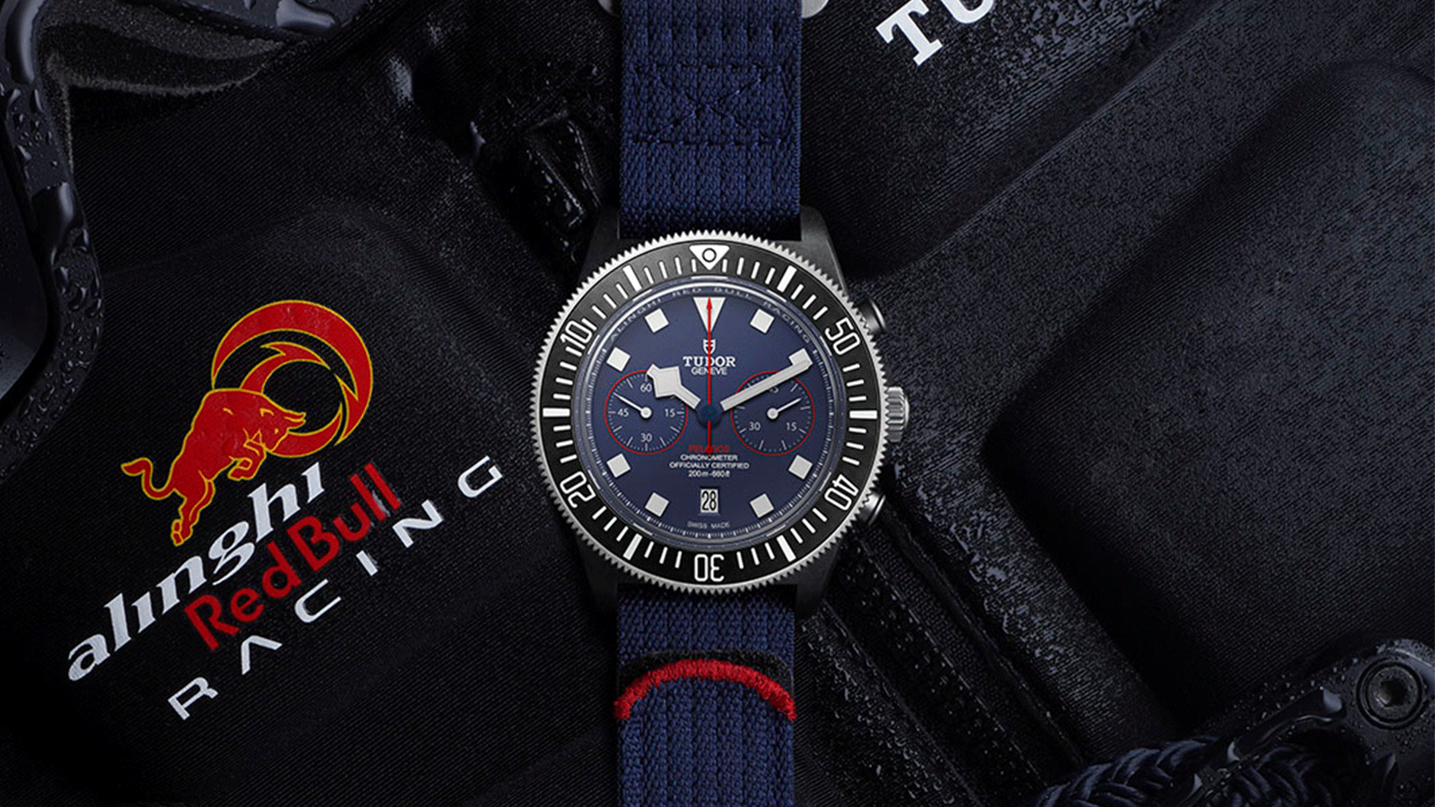 The Pelagos FXD Chrono "Alinghi Red Bull Racing Edition" is made for the ultimate racing competitions.