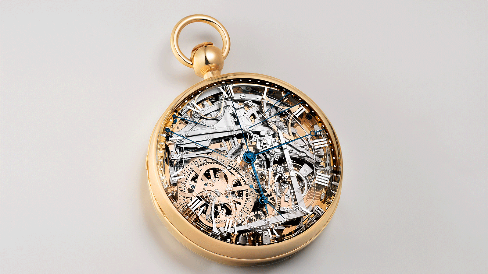 Reproduction of the watch no 160 called "Marie-Antoinette" based only on pictures and descriptions. Today this watch is still considered as the 5th most complicated in the world.