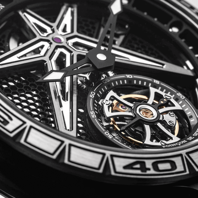 ROGER DUBUIS EXCALIBUR SPIDER BLACK DLC TITANIUM 39MM DBEX0815 Shop Roger Dubuis at Watches of Switzerland.