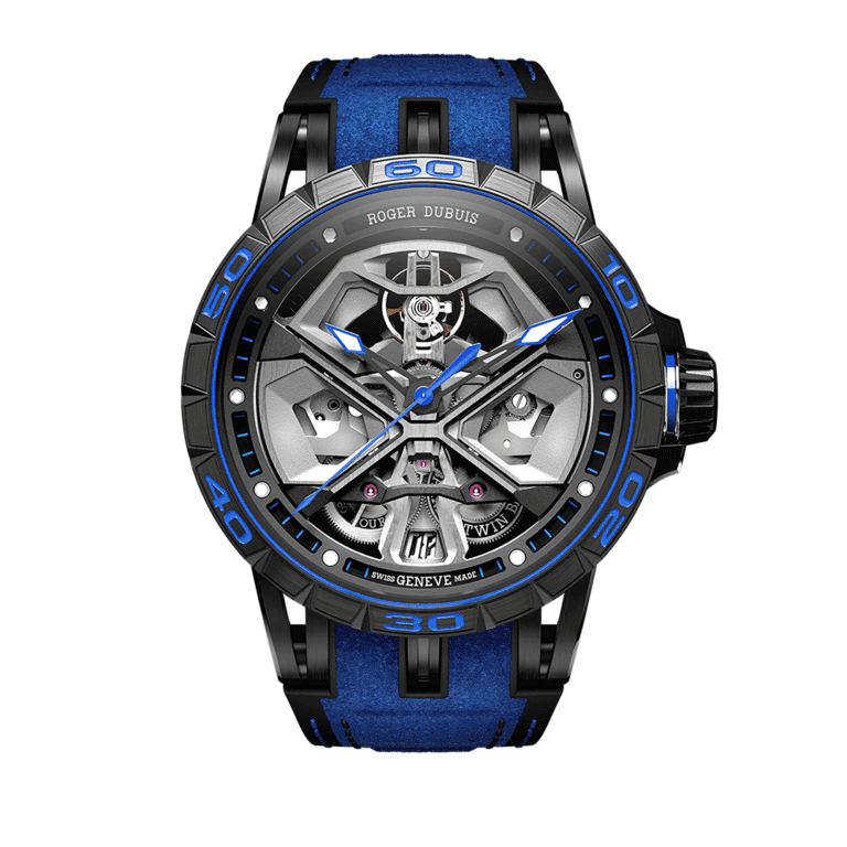 ROGER DUBUIS EX45 SPIDER RD630 TIT HURACAN BLUE DBEX0749 Shop Roger Dubuis at Watches of Switzerland