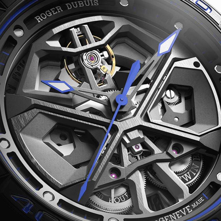 ROGER DUBUIS EX45 SPIDER RD630 TIT HURACAN BLUE DBEX0749 Shop Roger Dubuis at Watches of Switzerland