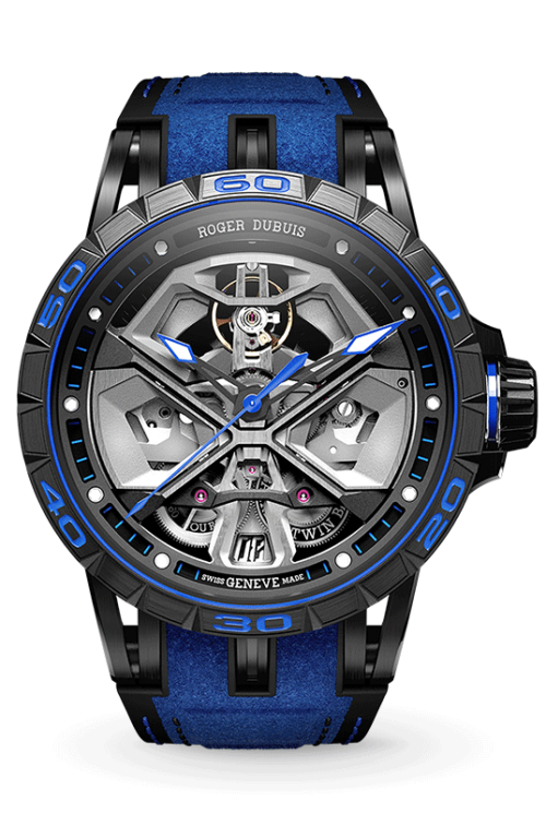 ROGER DUBUIS EX45 SPIDER RD630 TIT HURACAN BLUE DBEX0749 Shop Roger Dubuis at Watches of Switzerland