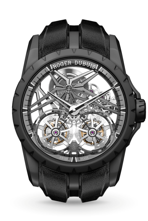 ROGER DUBUIS EXCALIBUR DT BLACK CERAMIC 45MM DBEX0820 Shop Roger Dubuis at Watches of Switzerland
