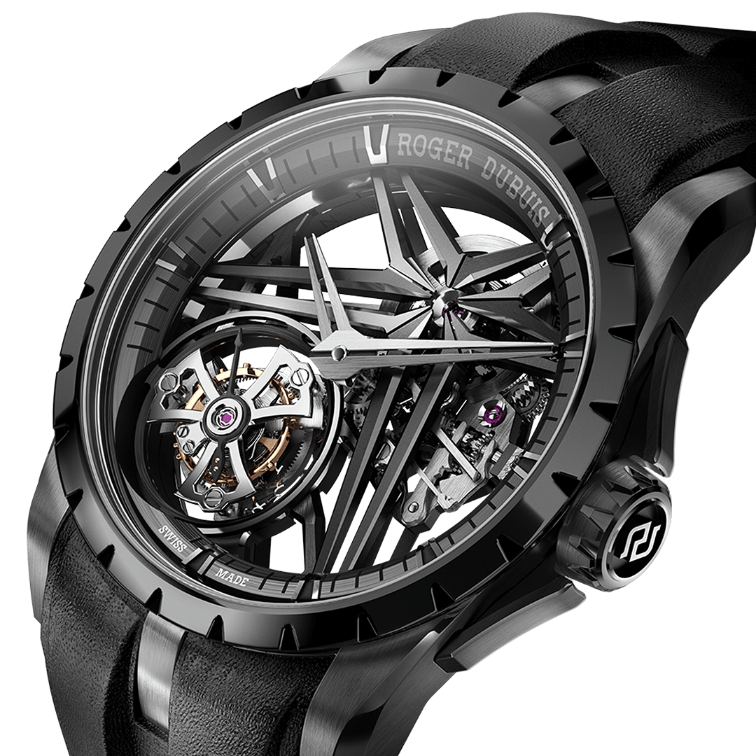 ROGER DUBUIS MT GREY DLC TITANIUM 42MM DBEX0889 Shop Roger Dubuis at Watches of Switzerland