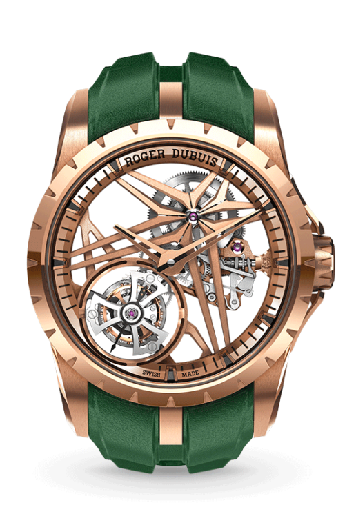 ROGER DUBUIS EXCALIBUR MT EON GOLD 42MM DBEX0981 Shop Roger Dubuis at Watches of Switzerland