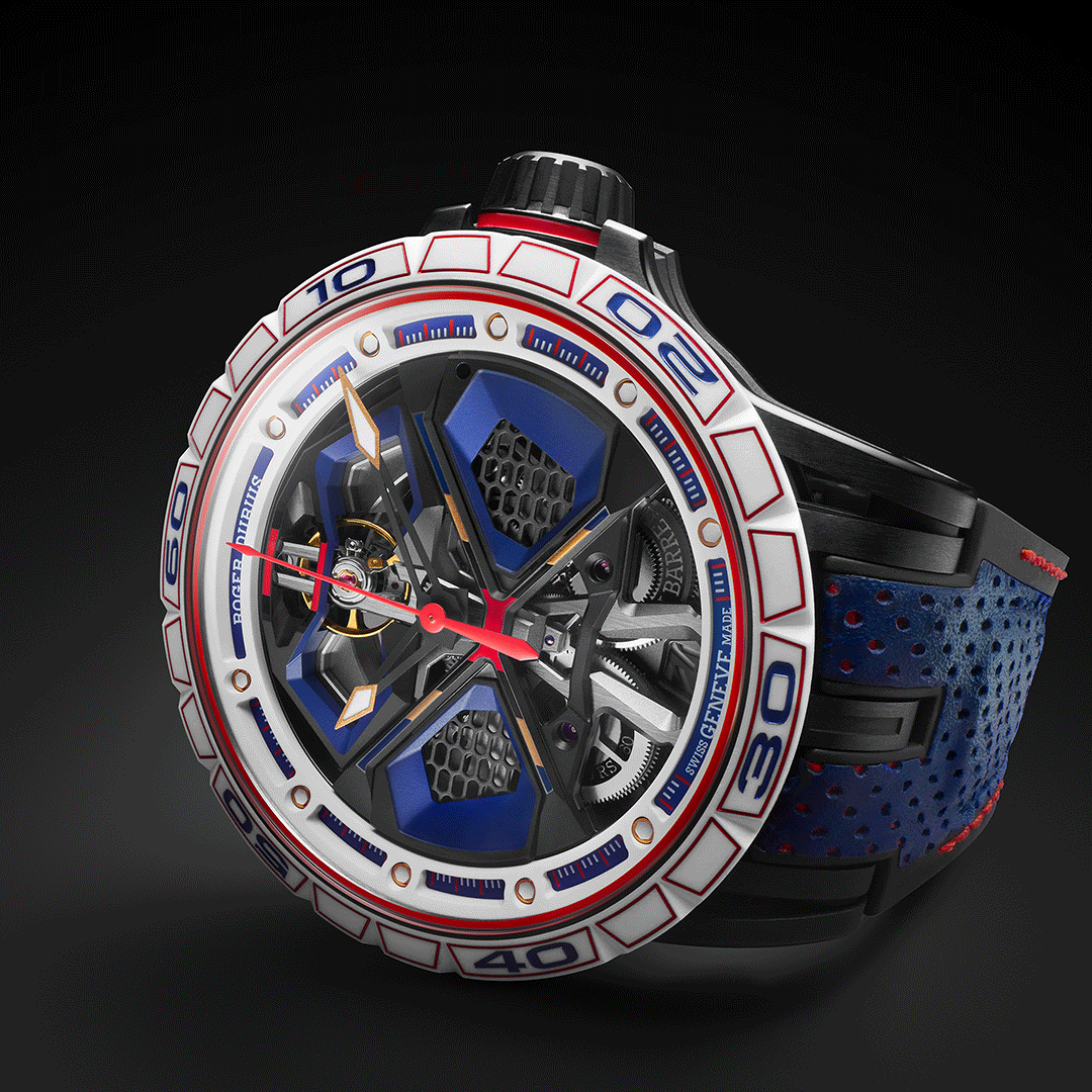 ROGER DUBUIS EXCALIBUR SPIDER MONOBALANCIER HURACÁN DBEX1008 Shop Roger Dubuis at Watches of Switzerland