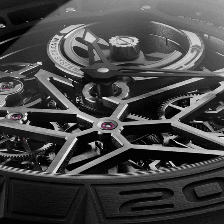 ROGER DUBUIS EXCALIBUR SPIDER PIRELLI BLACK DLC TITANIUM 45MM DBEX0826 Shop Roger Dubuis at Watches of Switzerland