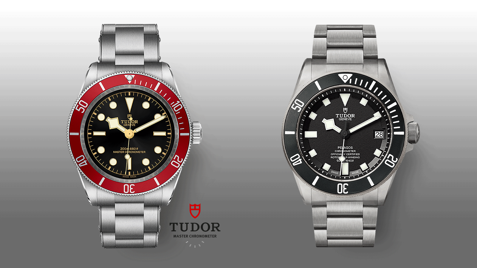 Size comparison of the Black bay (Left) and the Pelagos (Right).