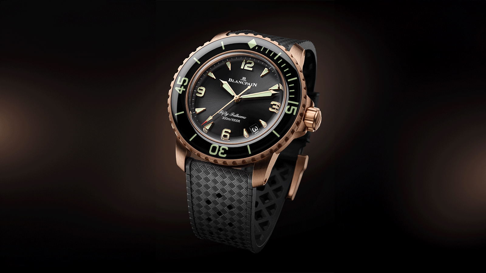 The New Blancpain Fifty-Fathoms in Red Gold.