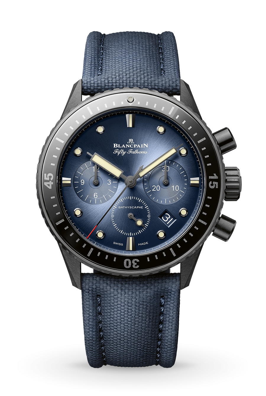 Fifty Fathoms Bathyscaphe Chronographe Flyback | Watches of Switzerland