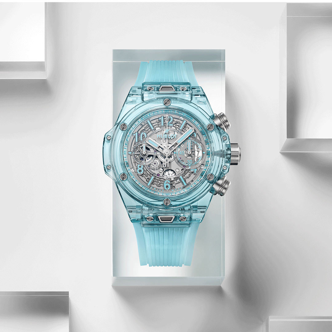 HUBLOT Big Bang Unico Water Blue Sapphire 421.JL.4890.RT