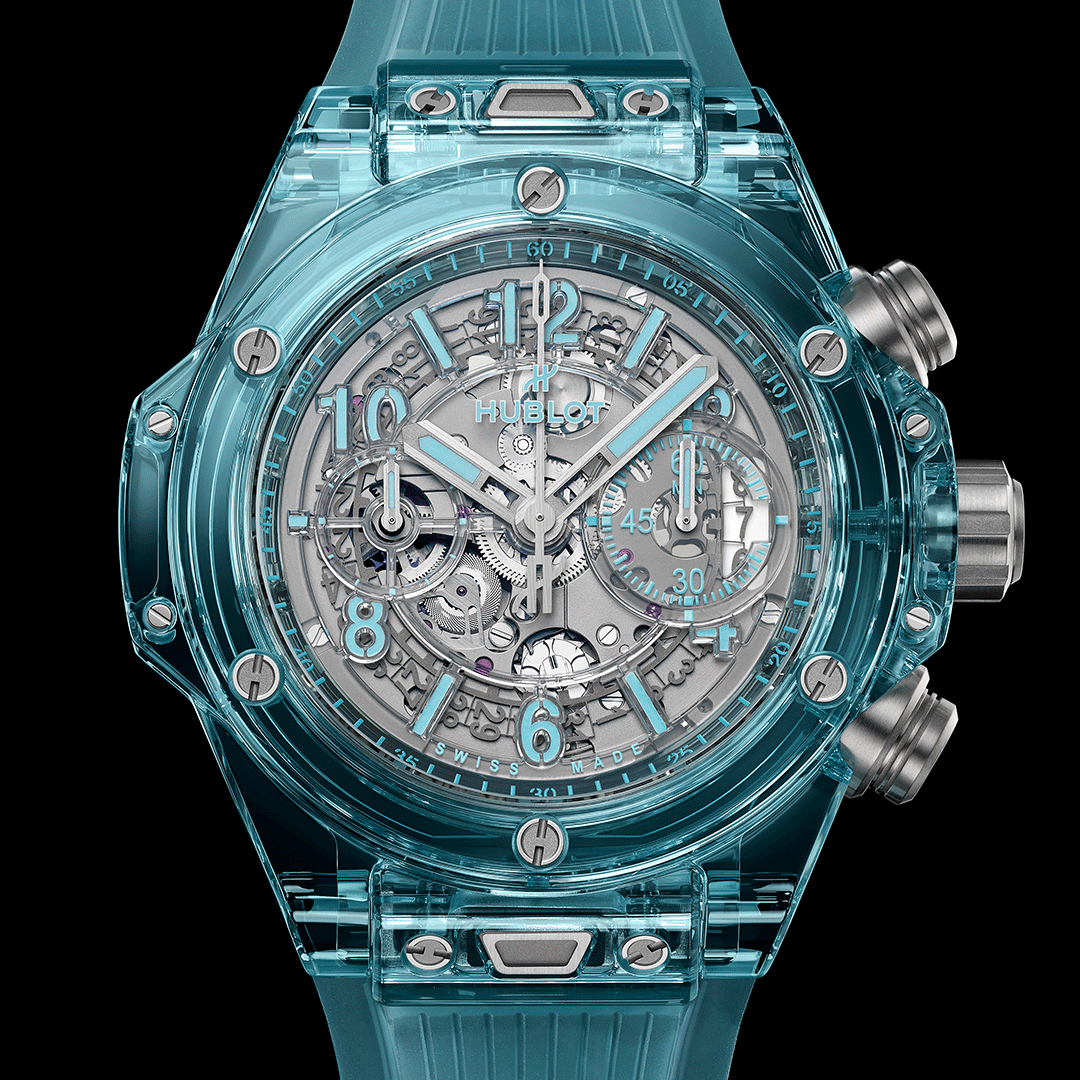 HUBLOT Big Bang Unico Water Blue Sapphire 421.JL.4890.RT
