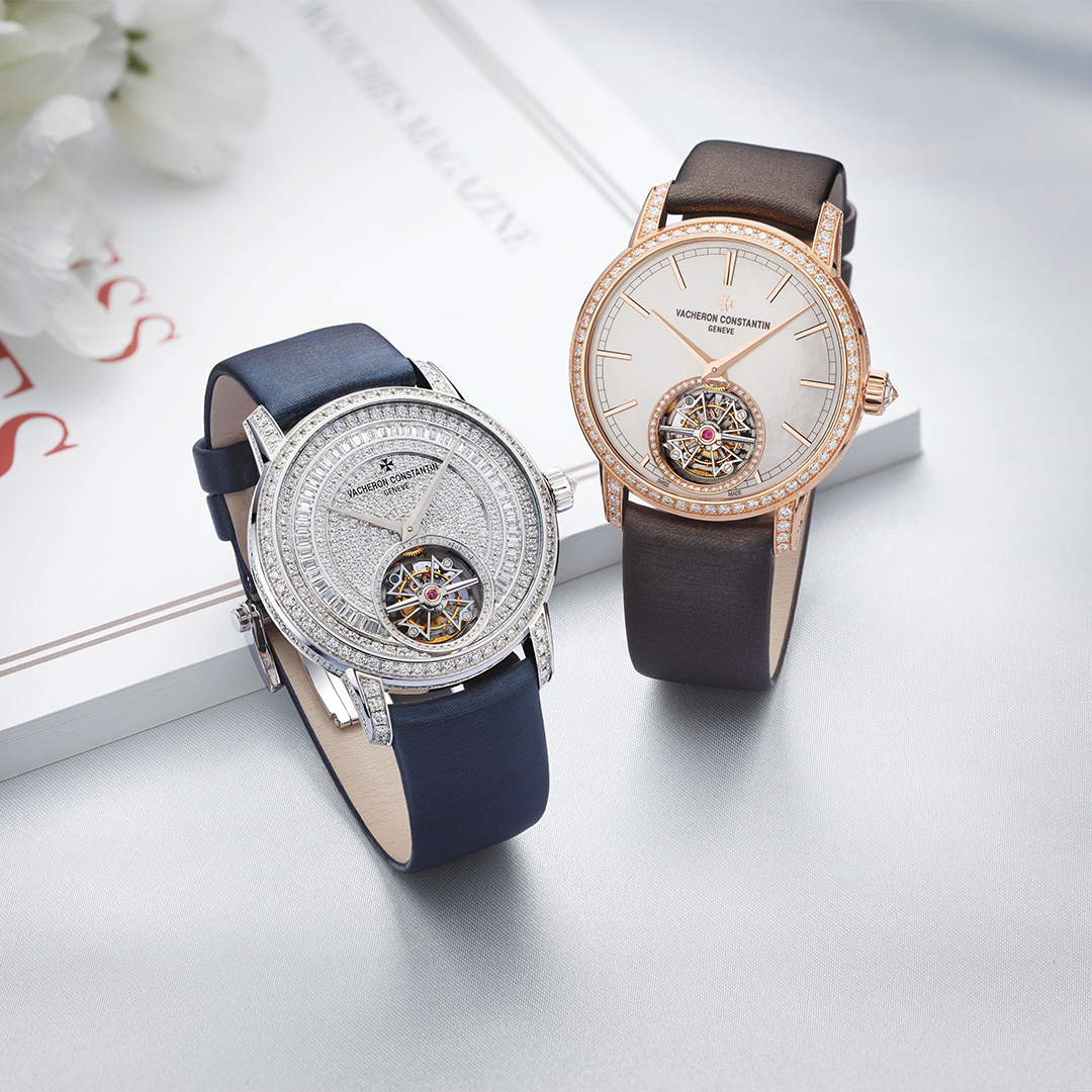 Traditionnelle tourbillon jewellery 6025T/000G-B63
