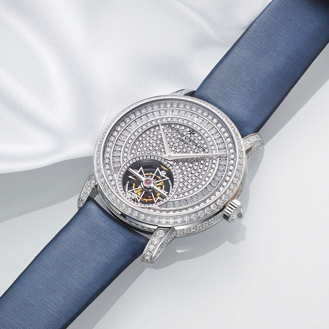Traditionnelle tourbillon jewellery 6025T/000G-B63