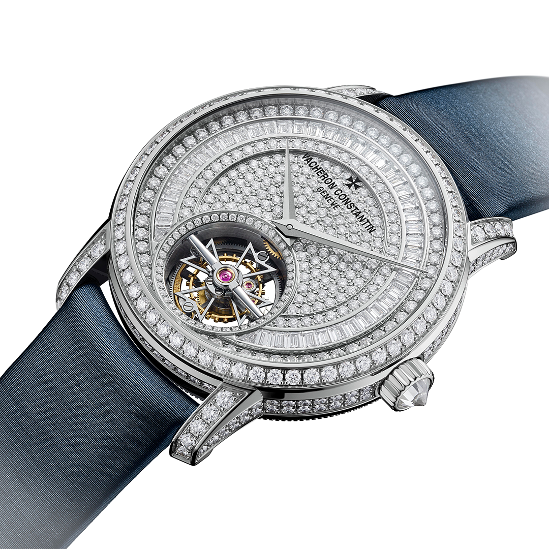 Traditionnelle tourbillon jewellery 6025T/000G-B63