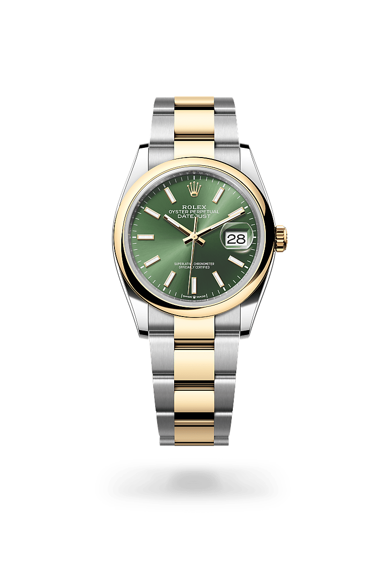Rolex datejust in Yellow Rolesor - combination of Oystersteel and yellow gold, M126203-0058* - Watches of Switzerland
