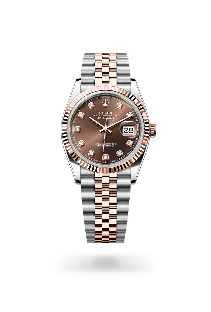 Rolex datejust in Everose Rolesor - combination of Oystersteel and Everose gold, M126231-0053* - Watches of Switzerland