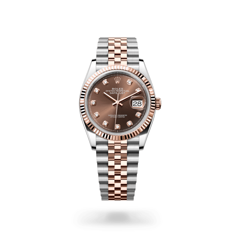 Rolex datejust in Everose Rolesor - combination of Oystersteel and Everose gold, M126231-0053* - Watches of Switzerland