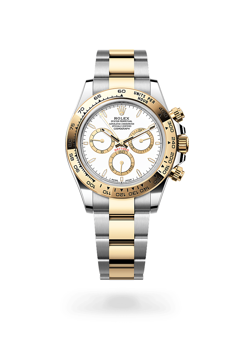 Rolex cosmograph daytona in Yellow Rolesor - combination of Oystersteel and yellow gold, M126503-0001* - Watches of Switzerland