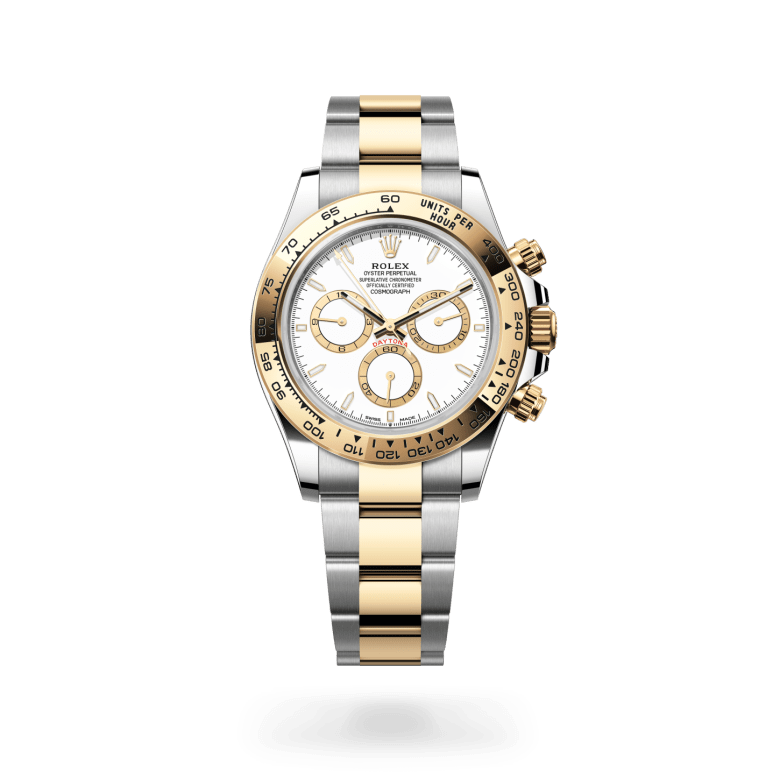 Rolex cosmograph daytona in Yellow Rolesor - combination of Oystersteel and yellow gold, M126503-0001* - Watches of Switzerland