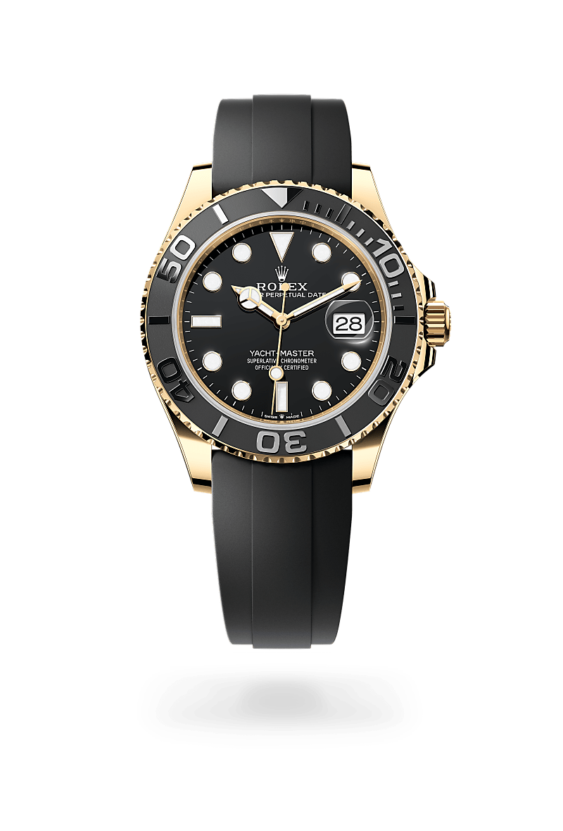 Rolex yacht-master in Flexible metal blades overmoulded with high-performance elastomer, M226658-0001* - Watches of Switzerland