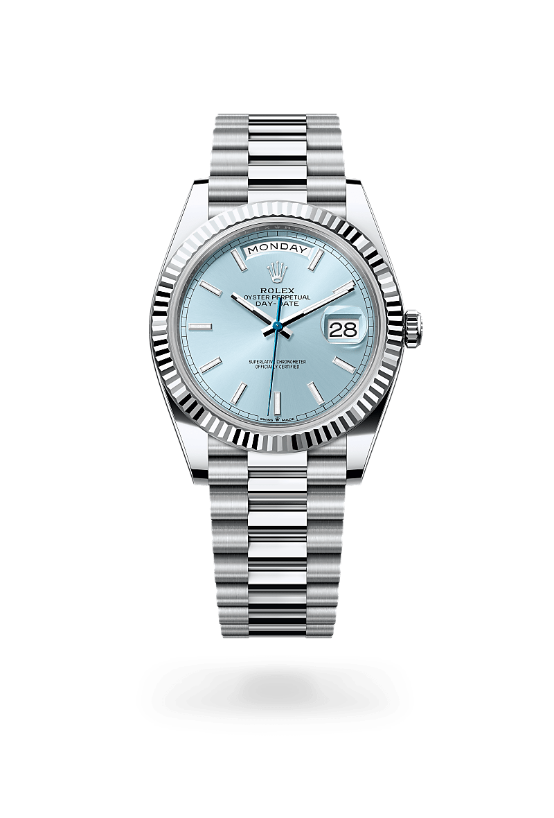 Rolex day-date in Platinum, M228236-0018* - Watches of Switzerland