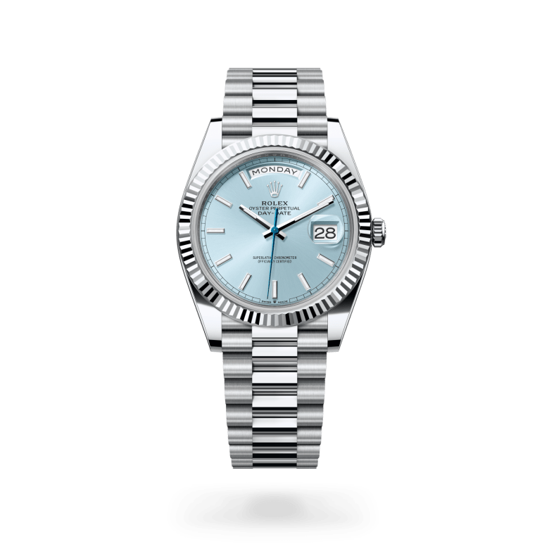 Rolex day-date in Platinum, M228236-0018* - Watches of Switzerland