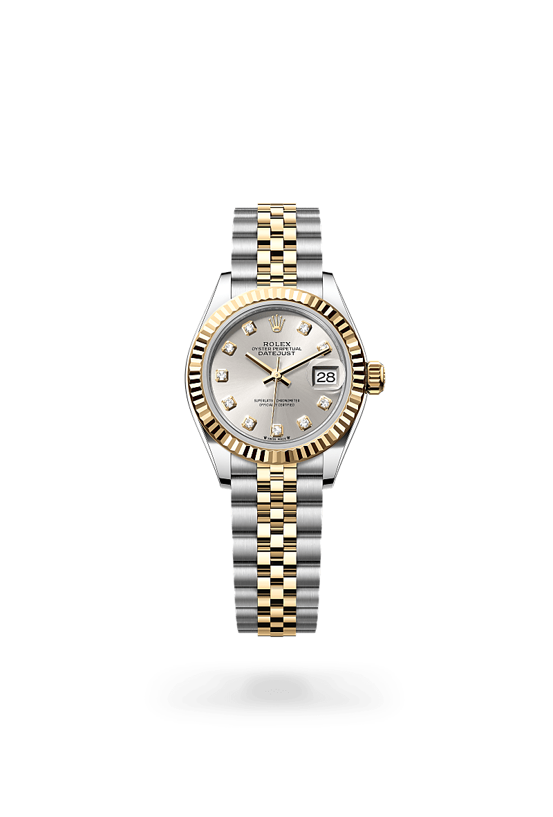 Rolex lady-datejust in Yellow Rolesor - combination of Oystersteel and yellow gold, M279173-0007* - Watches of Switzerland