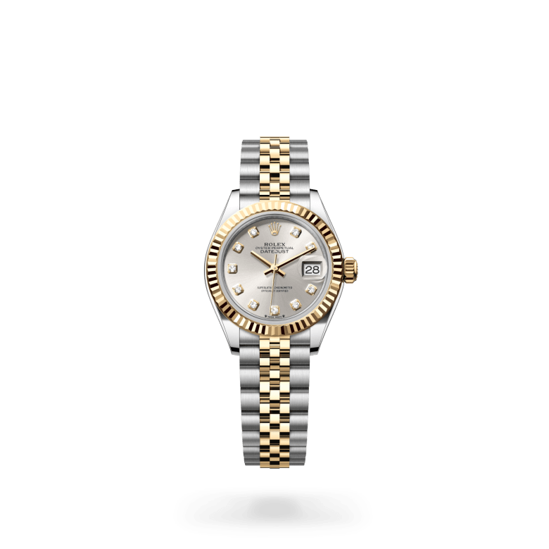Rolex lady-datejust in Yellow Rolesor - combination of Oystersteel and yellow gold, M279173-0007* - Watches of Switzerland
