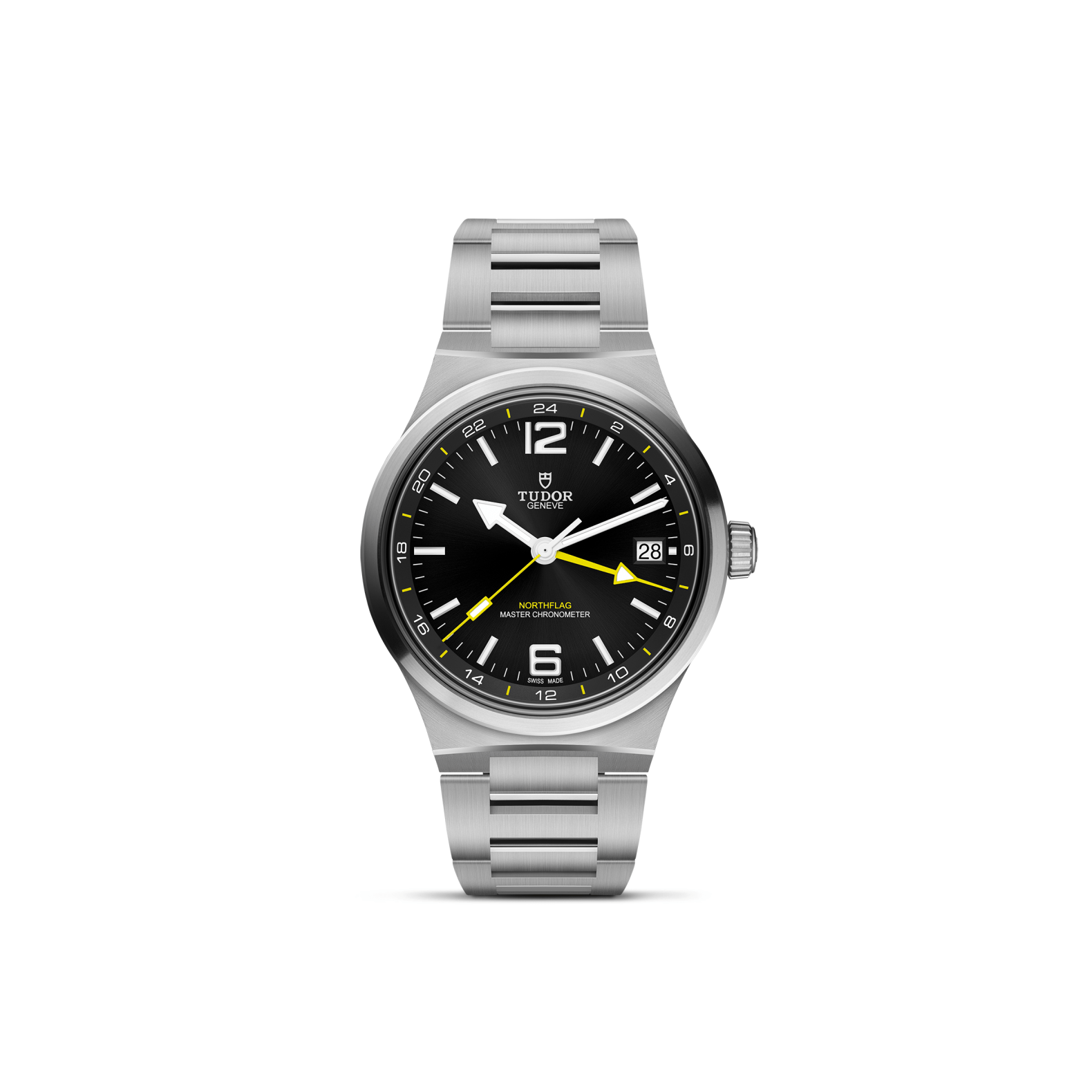 TUDOR Northflag 40mm steel GMT with black dial, M9140G1A0U-0001